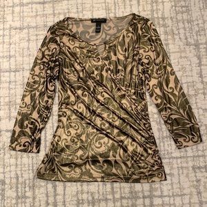 Bronze Gold shimmer blouse